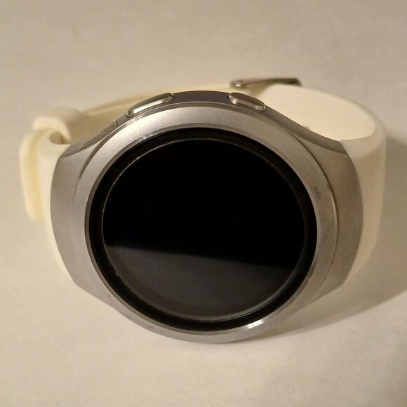 Samsung Accessories - Not Tested Samsung Galaxy Gear S2 Silver White Smart Watch - Only